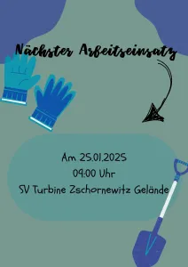 Arbeitseinsatz 25.01.2025