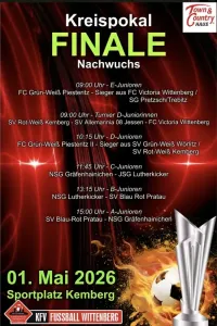 Pokalfinale am 1. Mai in Kemberg!